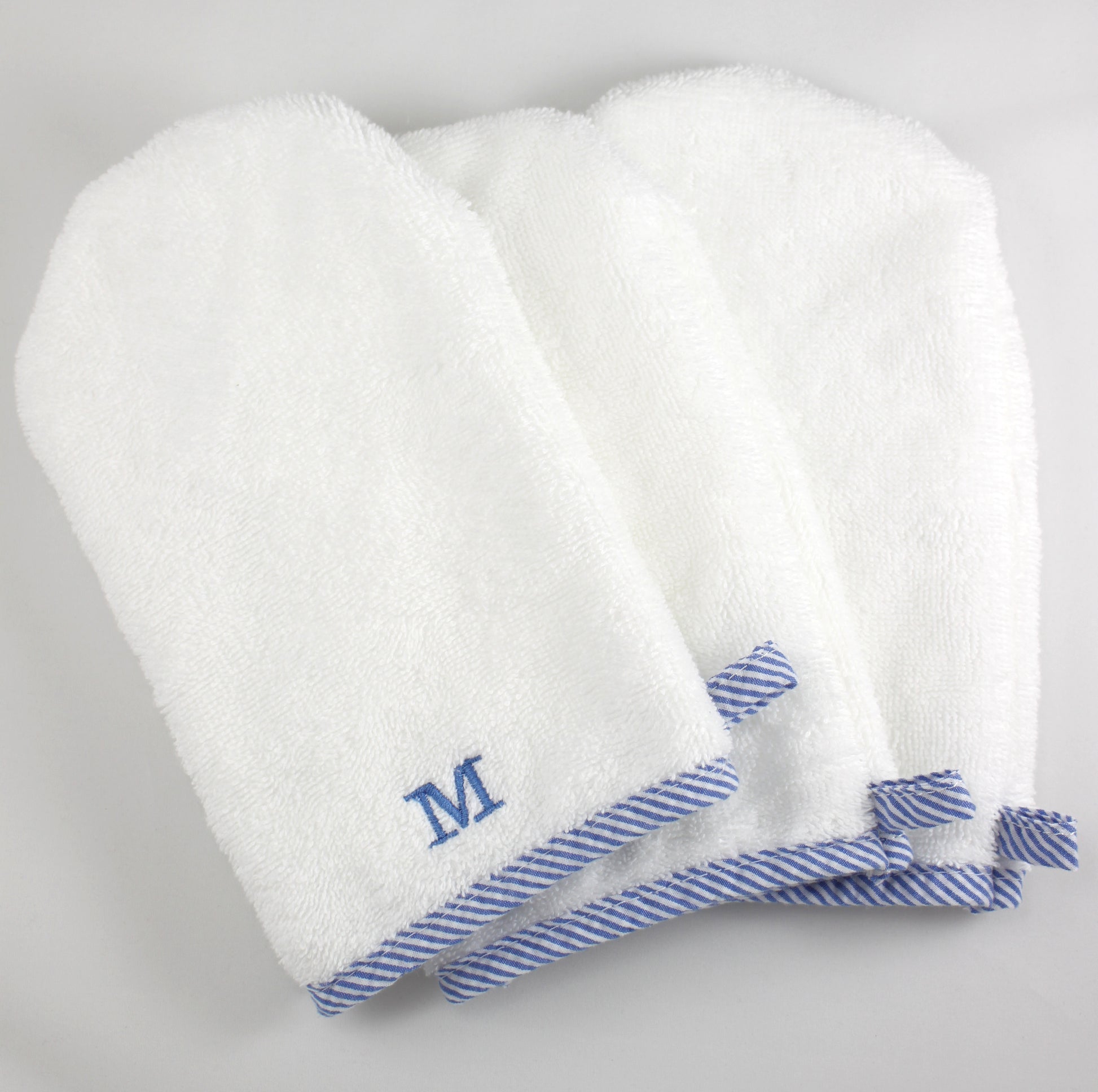 Wash mitts for baby to coordinate with towel