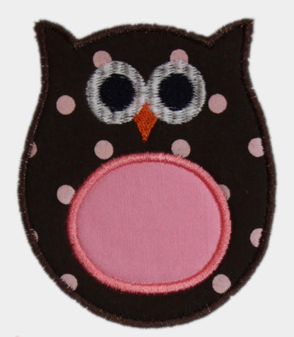 Personalized Brown Owl Hooded Towel for Baby Girls