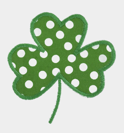 Personalized Shamrock Hooded Towel for Boys