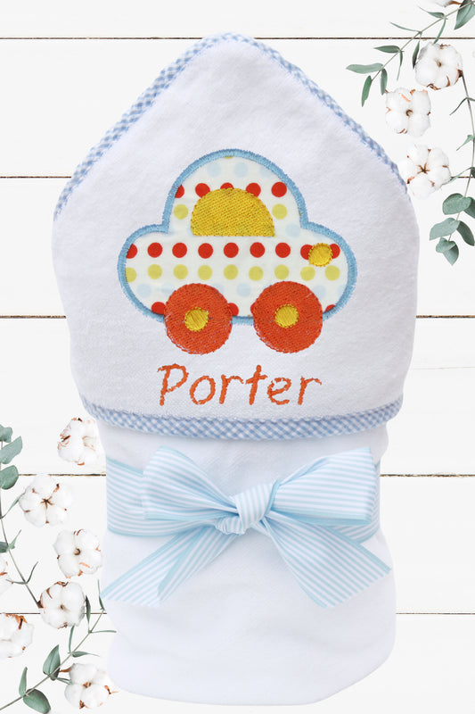 Personalized Car Hooded Towel